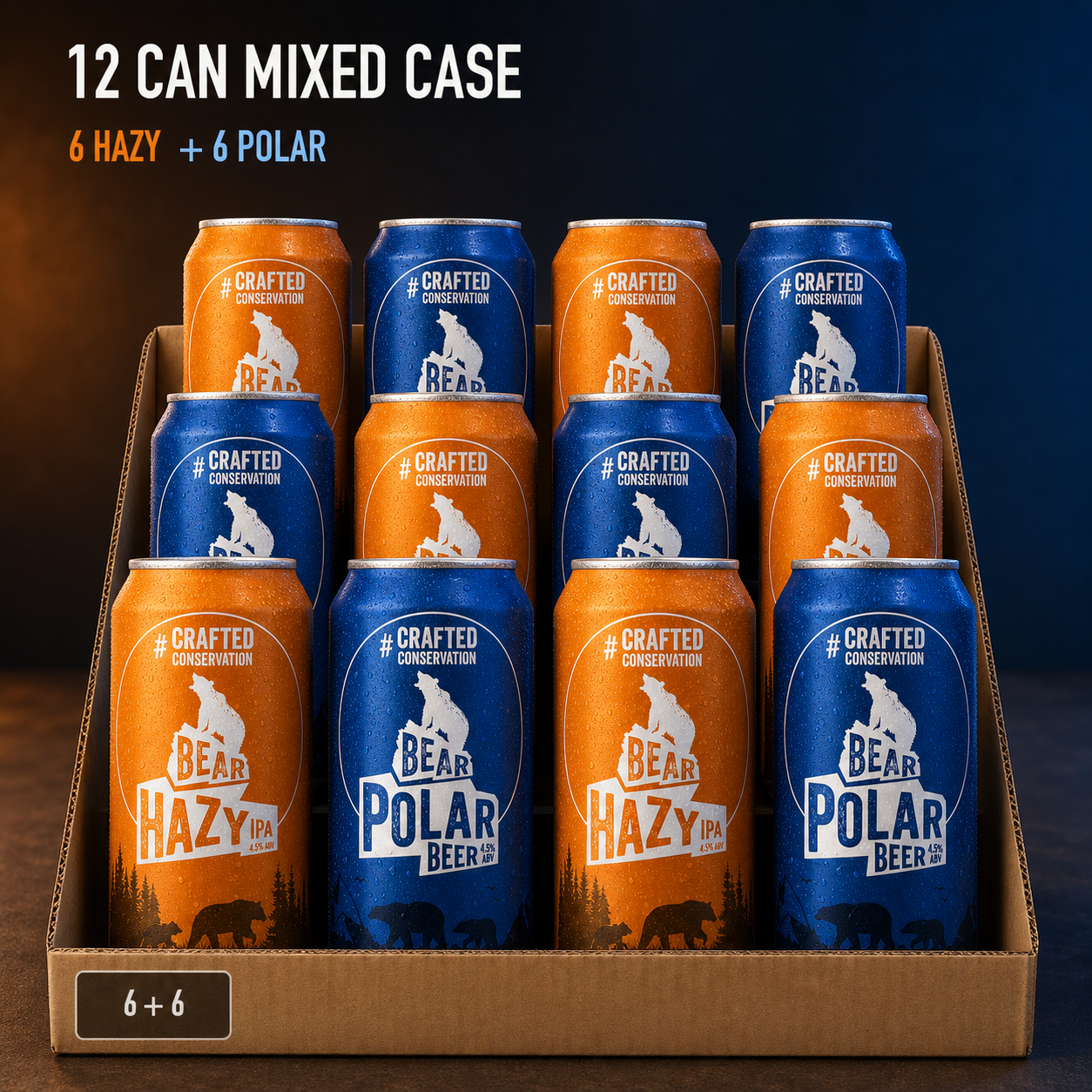 Mixed Case Polar Beer & Hazy IPA 12 x 440ml Can